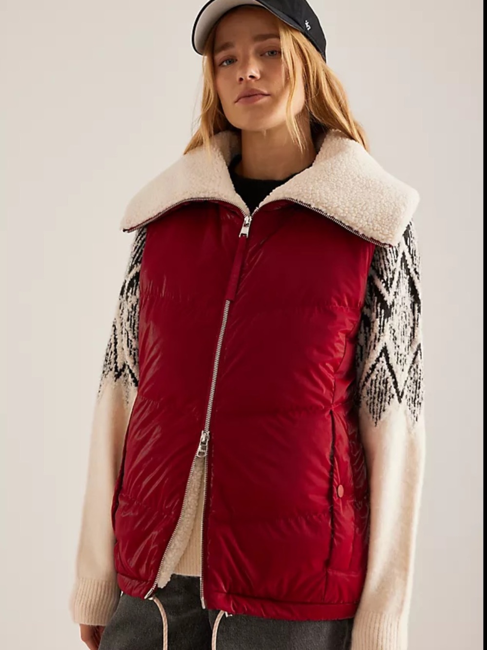 NWT Oversized Varley Brock Puffer Gilet(Vest) XXS